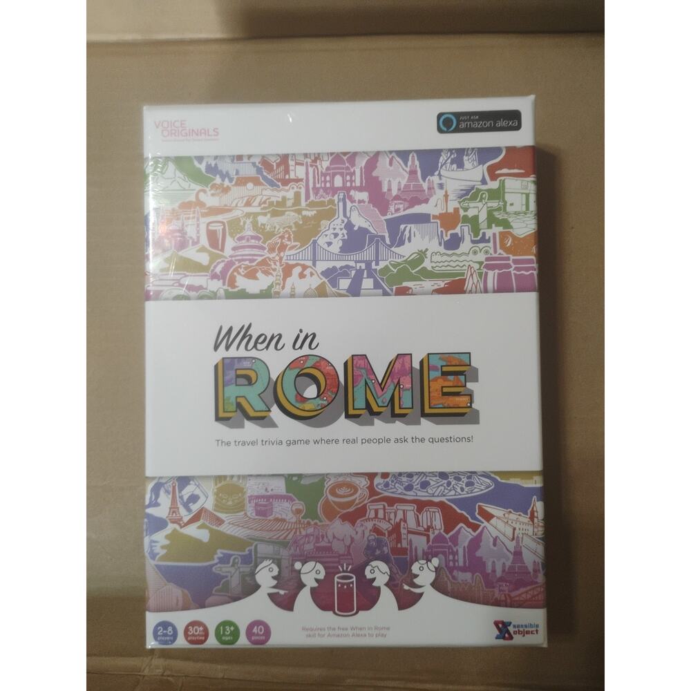 When In Rome Alexa Trivia Family Game Night Game